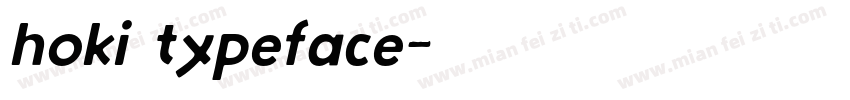 hoki typeface字体转换